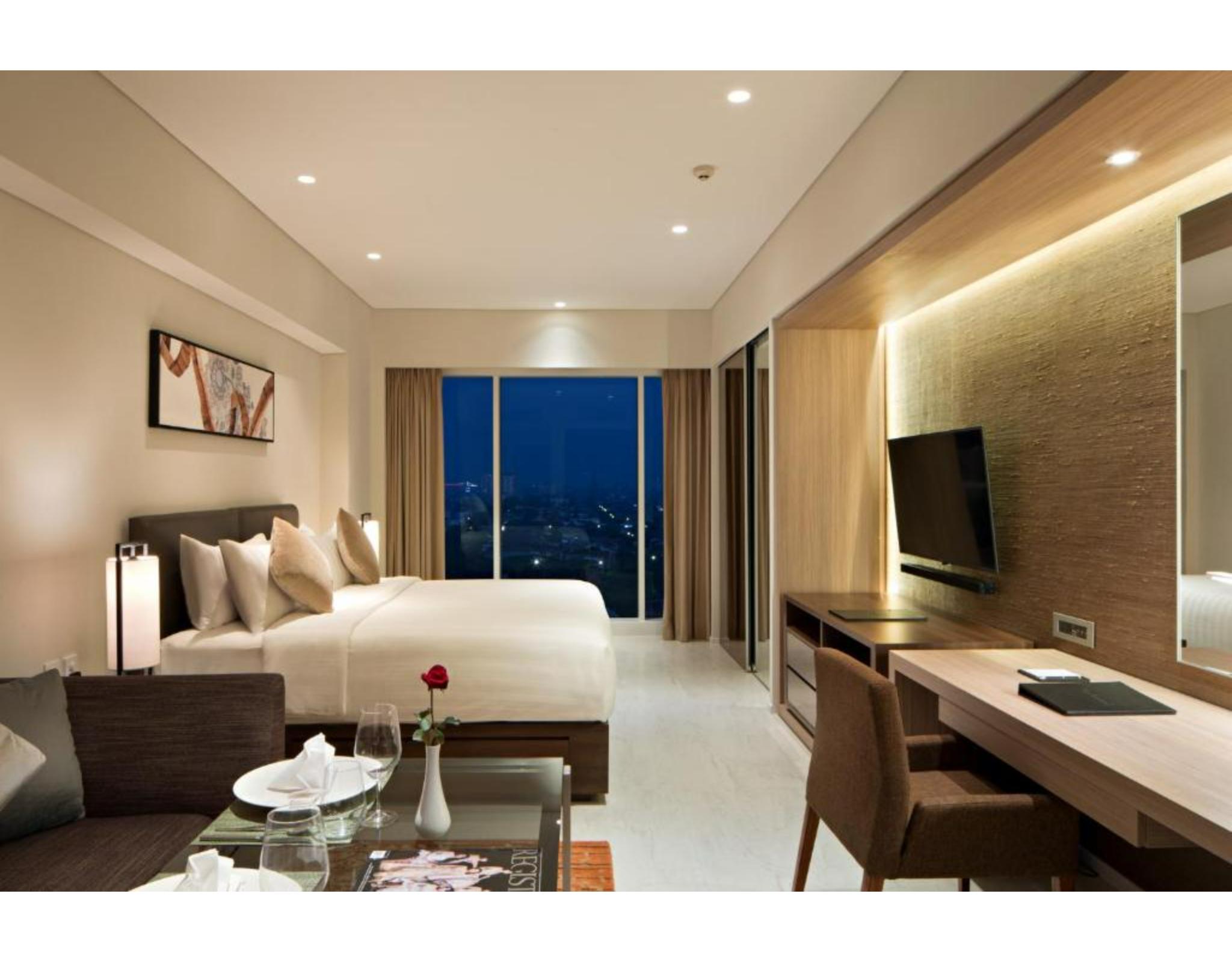Oakwood Hotel & Residence Surabaya Exterior foto