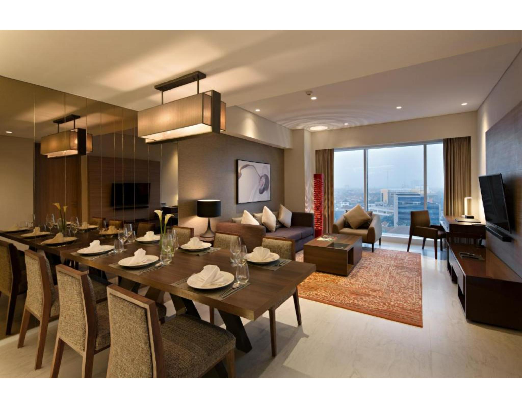Oakwood Hotel & Residence Surabaya Exterior foto